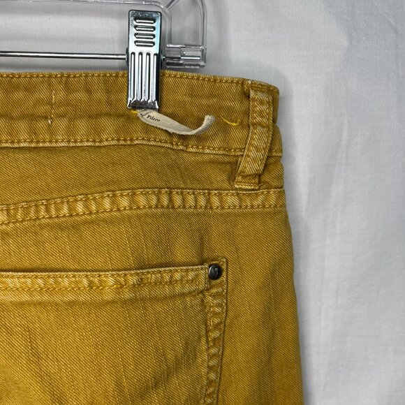 Pilcro from Anthropologie Mustard Denim Pants - size 30 - Picture 6 of 7